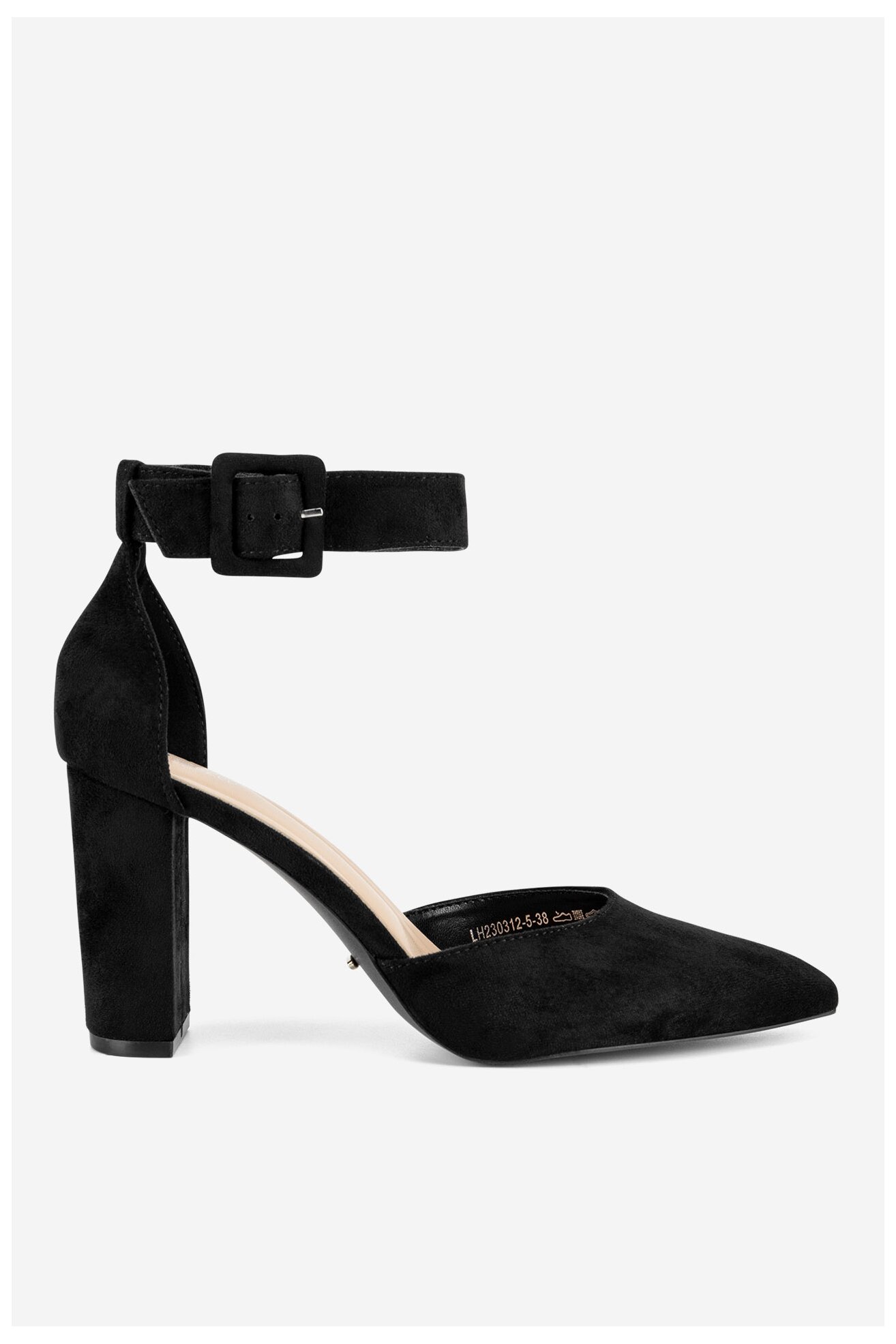 Lodičky DeeZee LH230312-5 ČERNÁ