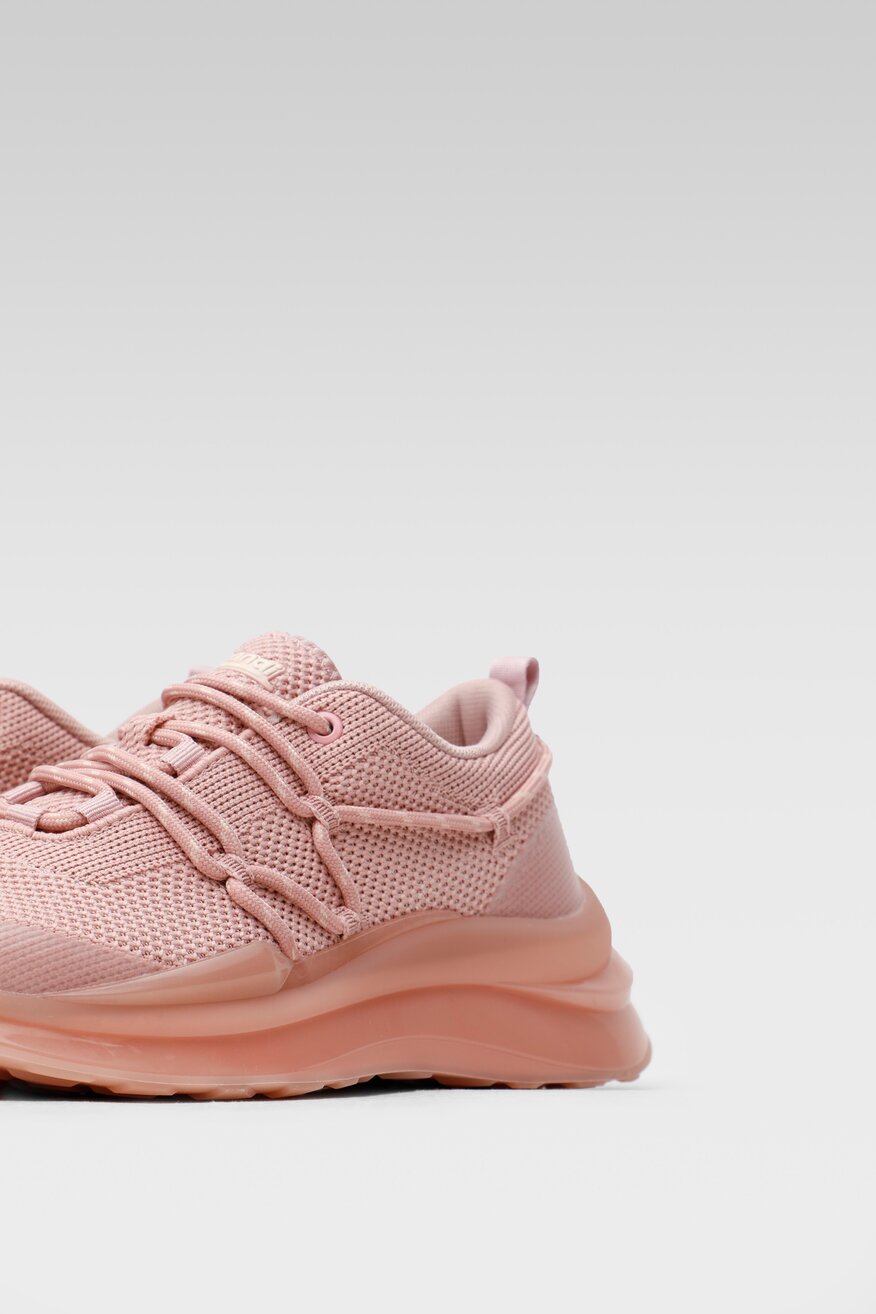 Sprandi - Obuwie sportowe różowe sznurowane - 5904248430764