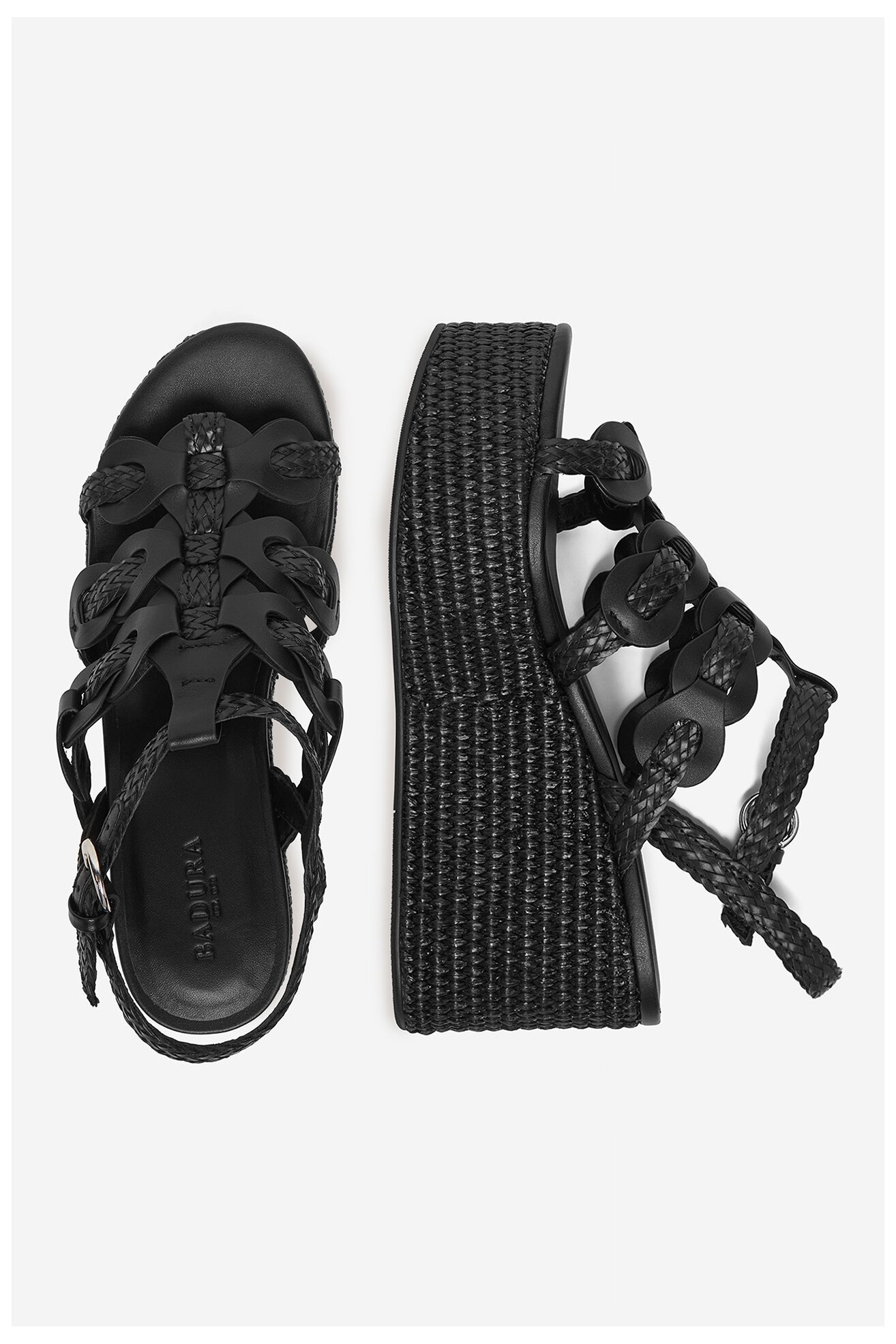 Сандалі Badura EO-AMANI-LT0228-26-806 ЧОРНИЙ