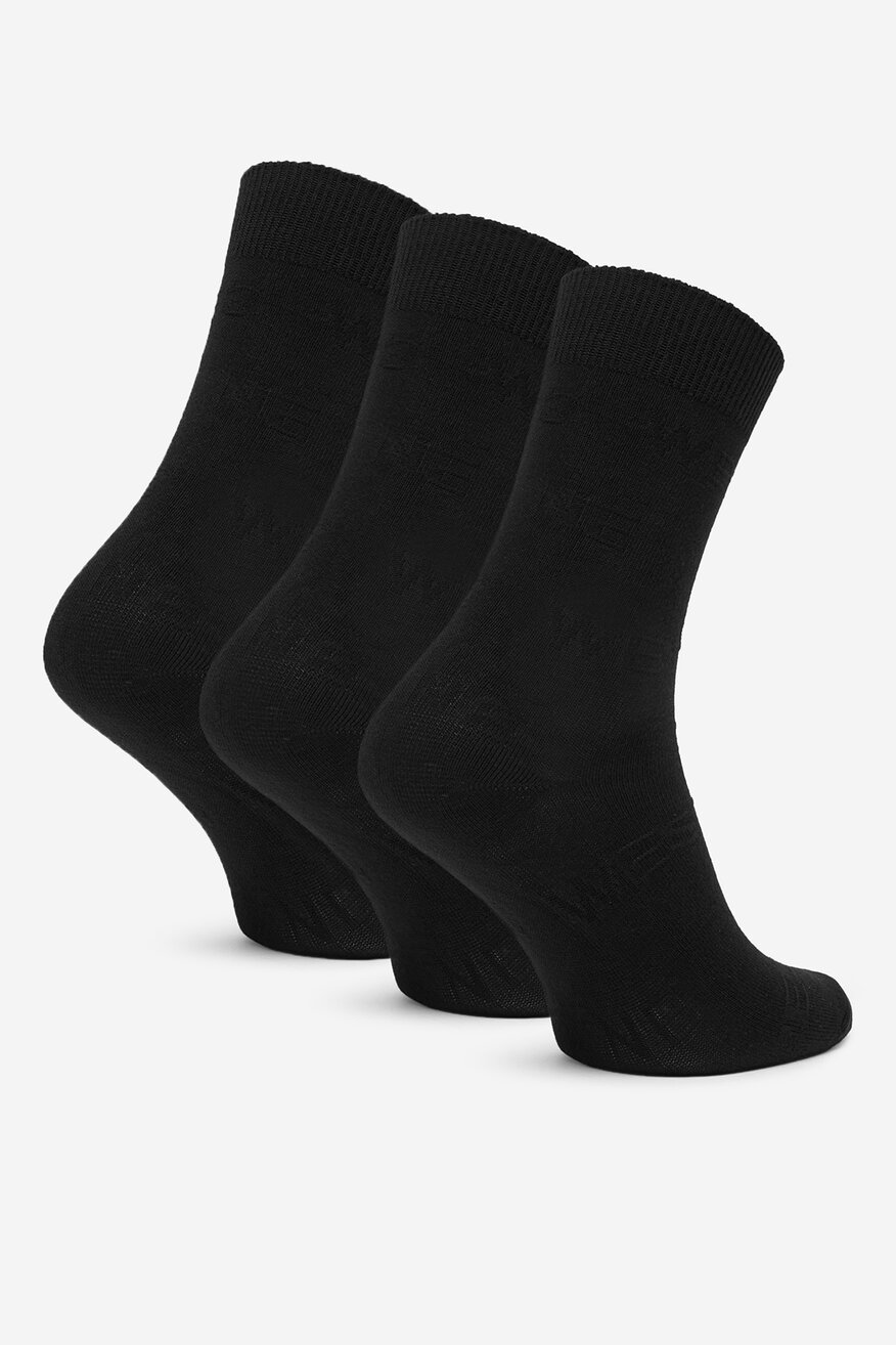 Skarpetki NINE WEST CEO_LA_NW_17283_W_AW25 (3-PACK) Czarny - 5906751425046