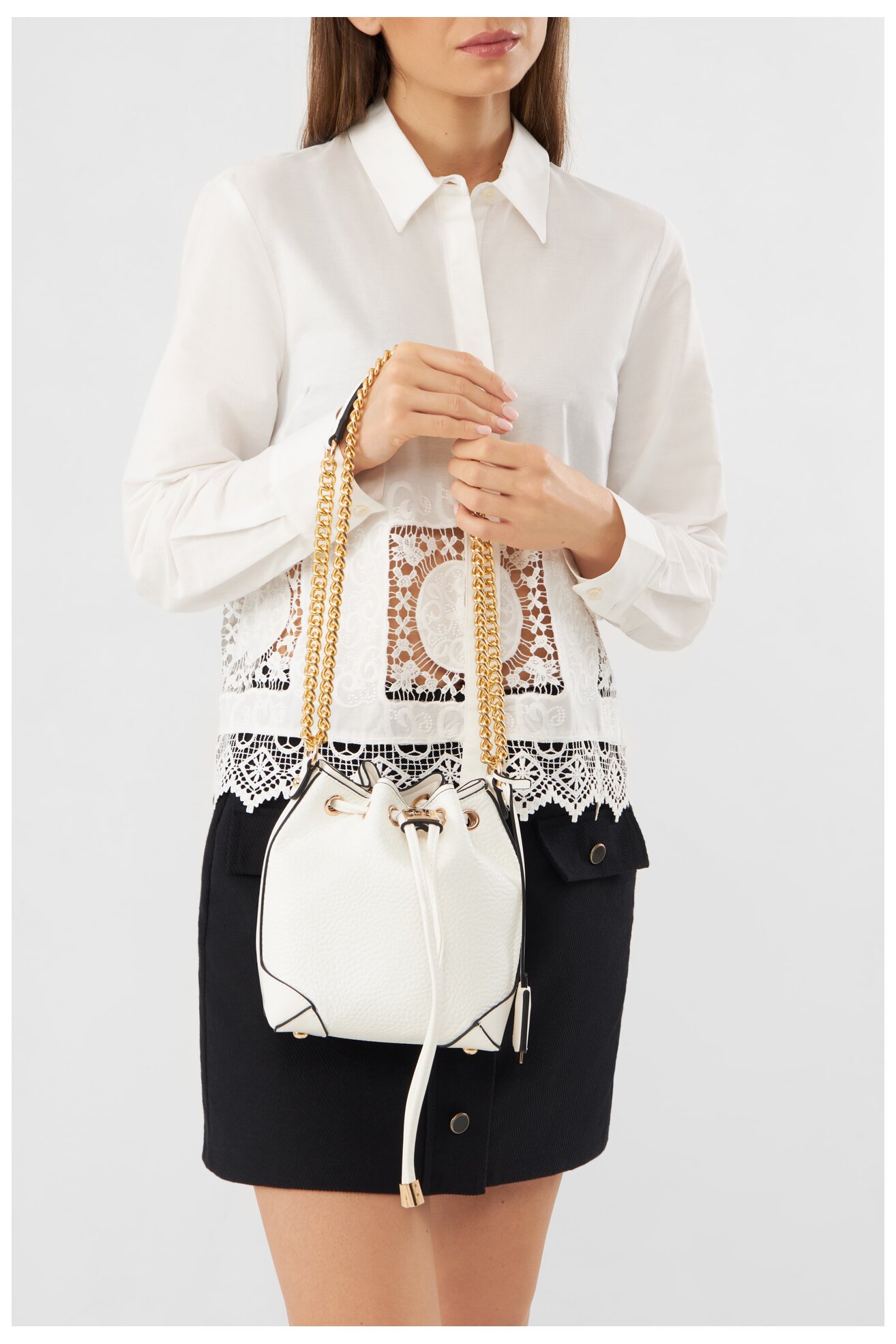 Kézitáska Quazi MQO-B-003-05 FEHÉR