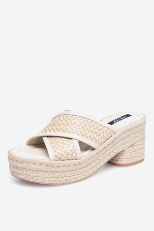 Шльопанець NINE WEST WYL2734-1 БЕЖЕВИЙ