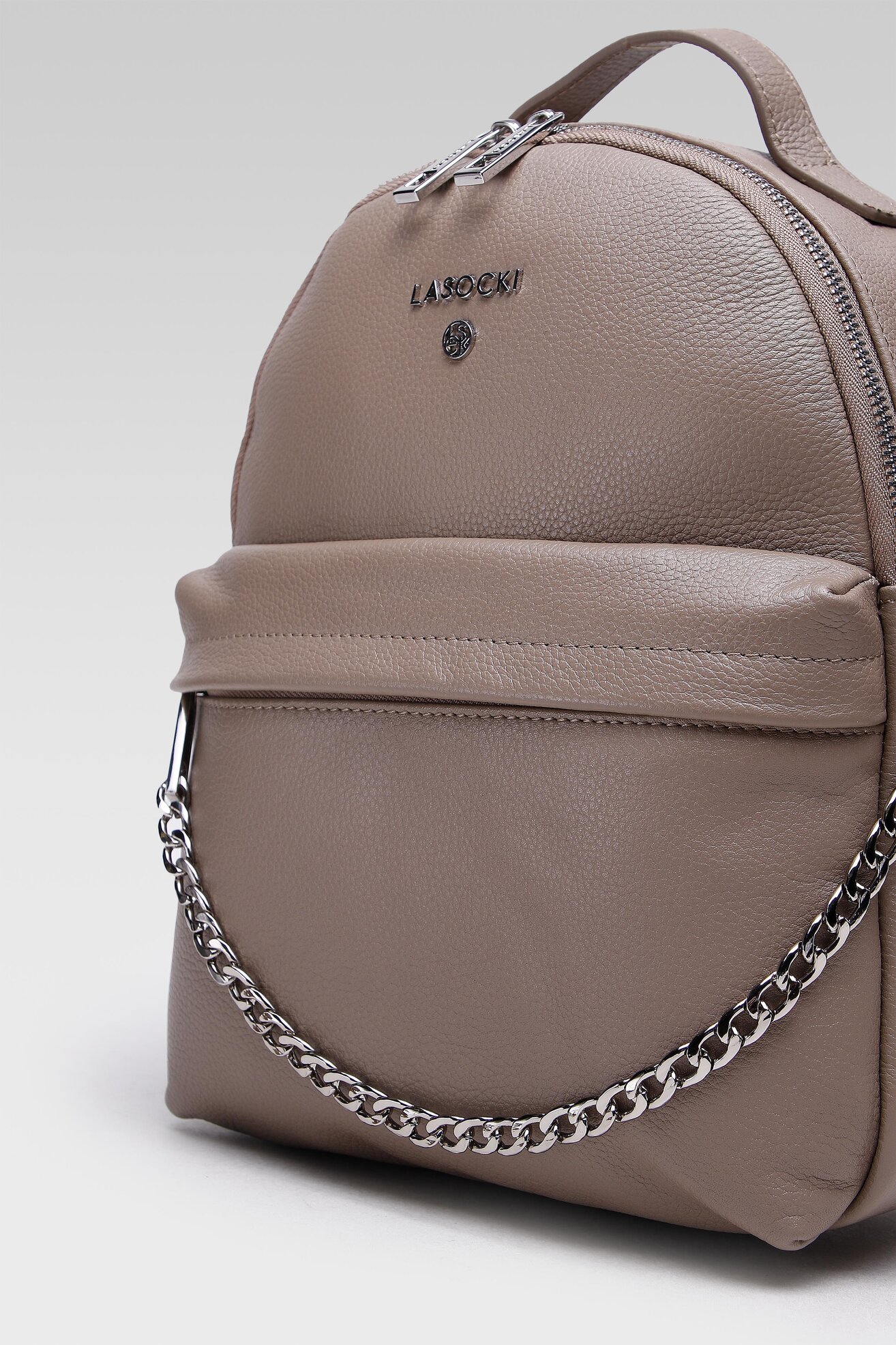 Plecak Lasocki LIB-1080 Beżowy