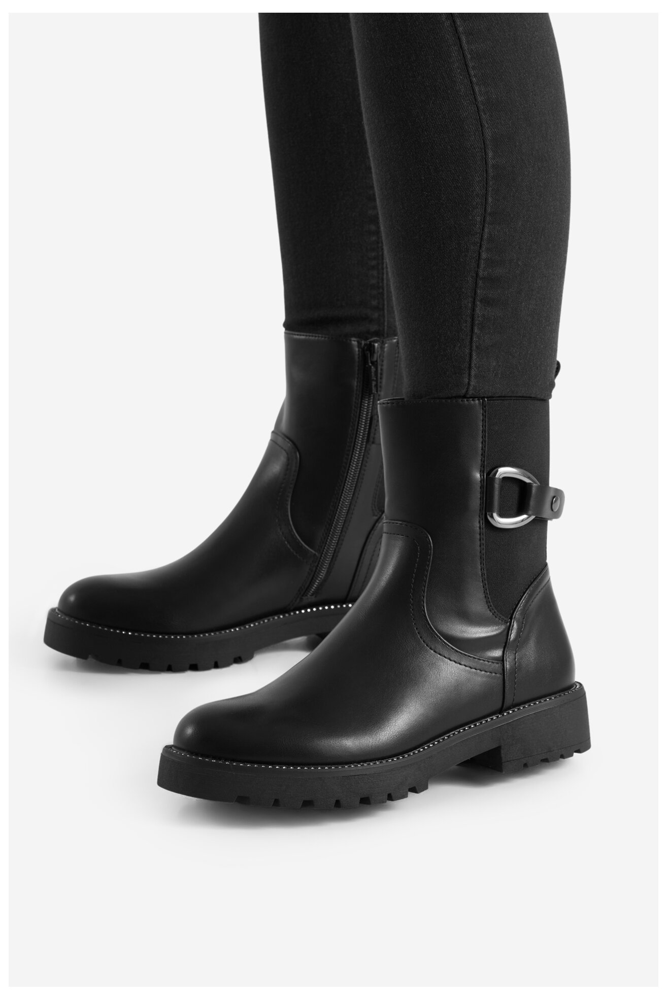 Kratke čizme Jenny Fairy WS5615-10 CRNA