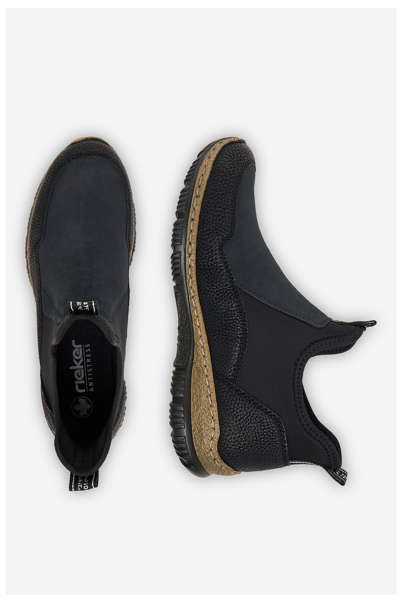 Félcipő Rieker N3275-00 FEKETE