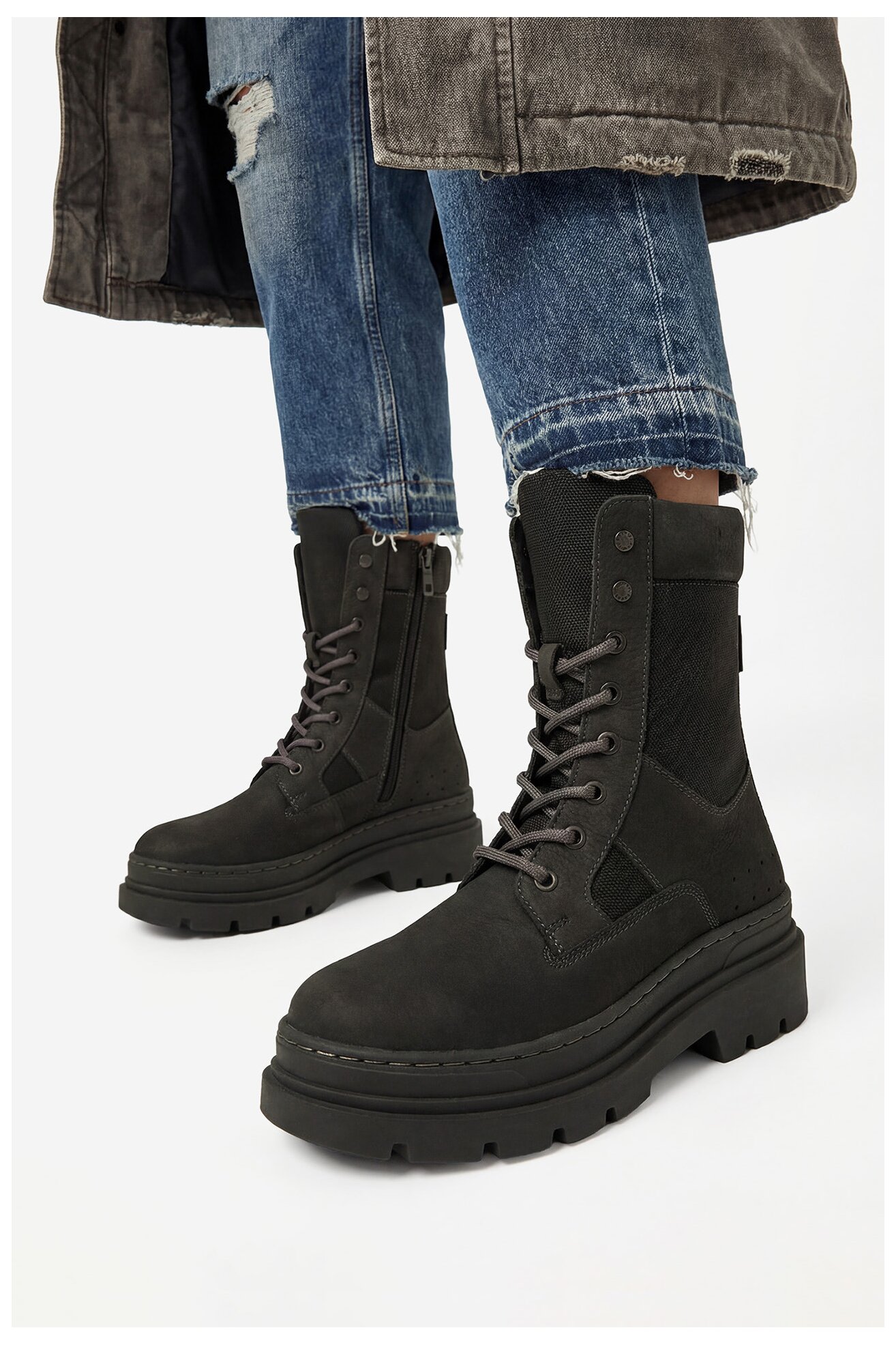 Csizma G-STAR RAW CEO-WI45-VR-3400-02 SZÜRKE