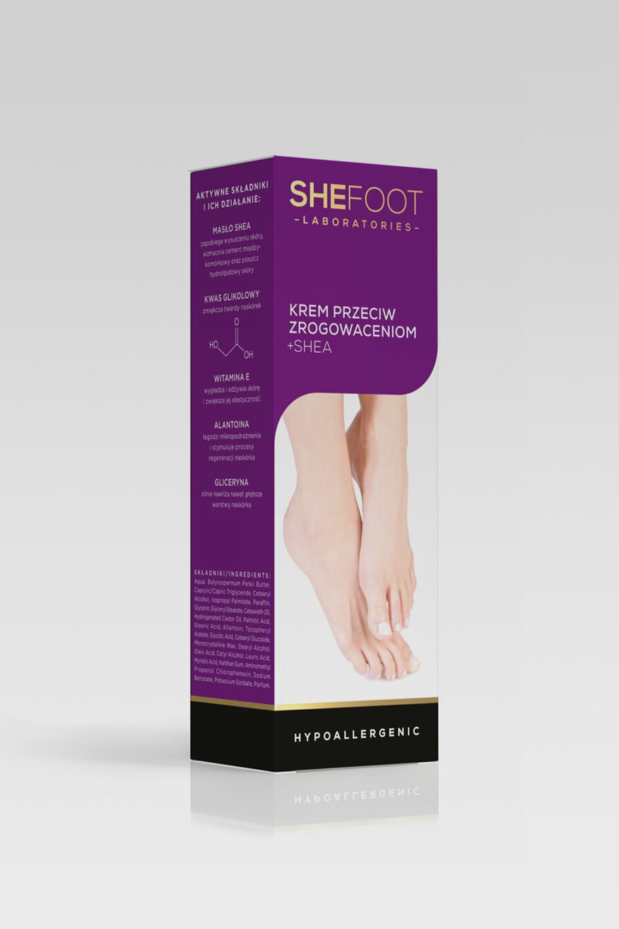 Shefoot - Krem przeciw zrogowaceniom bezbarwny - 5903240835034