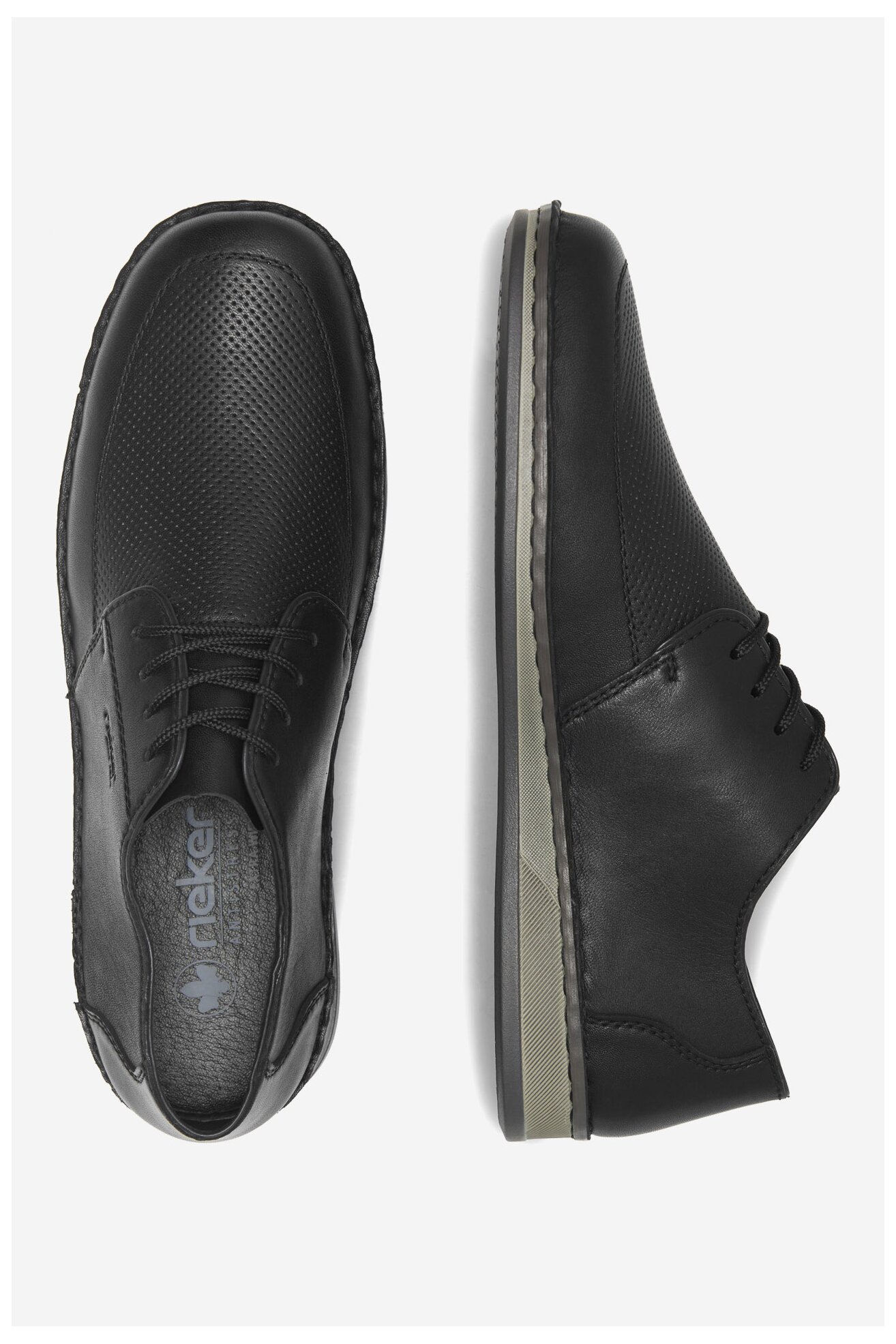 Półbuty Rieker 05400-00 Czarny