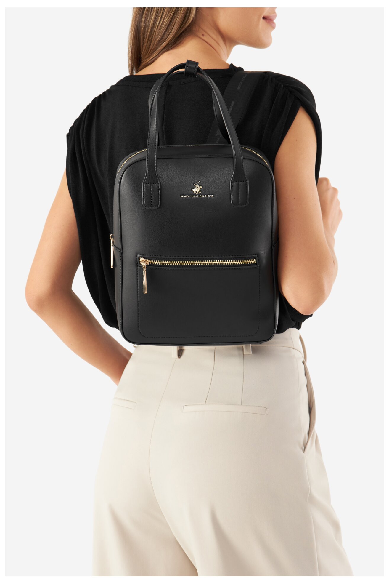 Rucsac Beverly Hills Polo Club BHPC-B-004-06 NEGRU