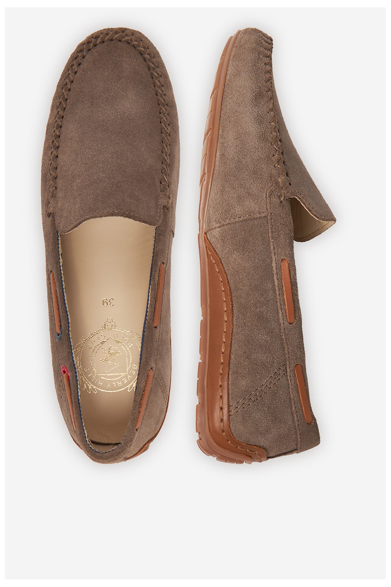 Mokasíny Beverly Hills Polo Club WB-VIESTE-07 TMAVĚ BÉŽOVÁ