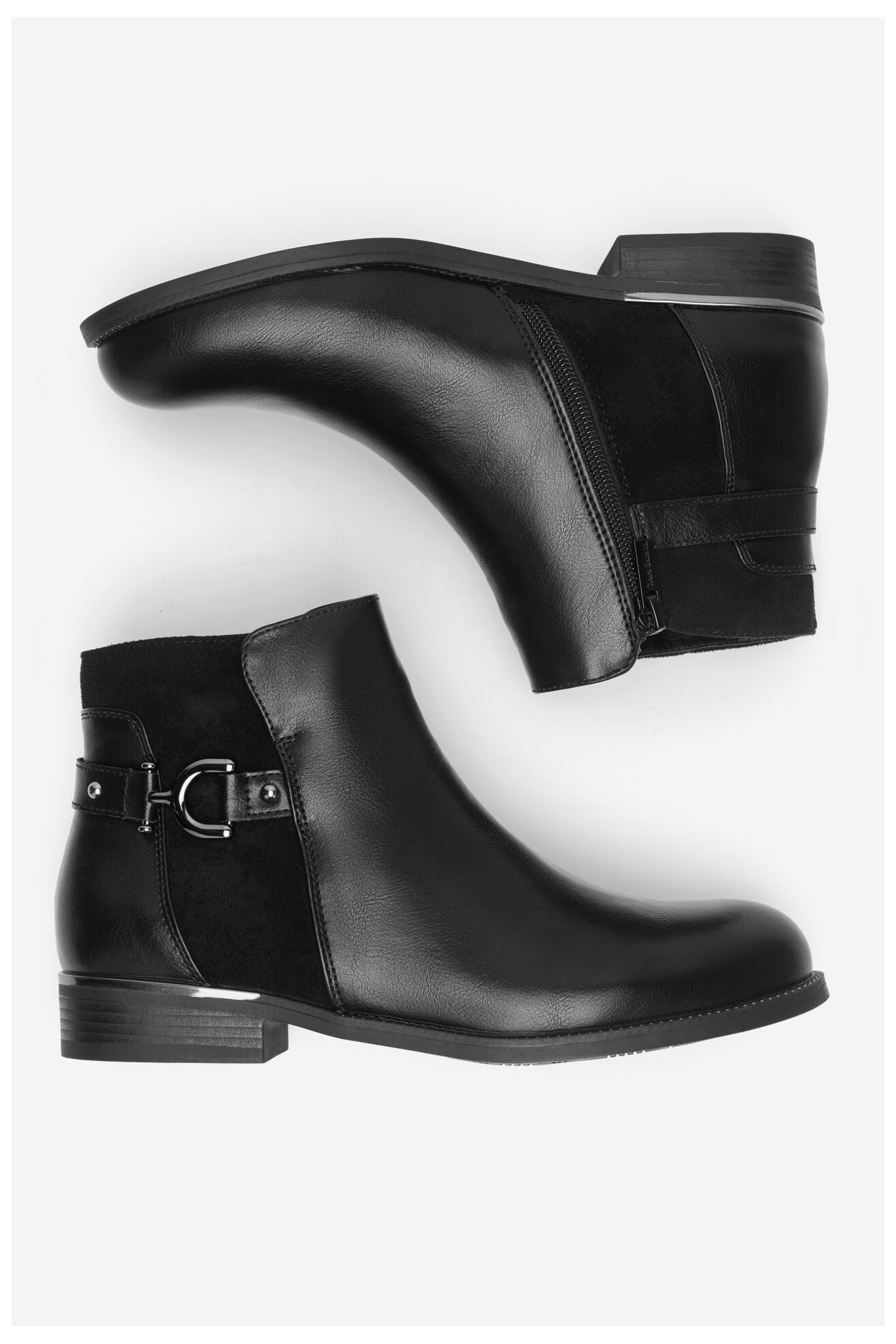 Kratke čizme Clara Barson WS2371-04 CRNA