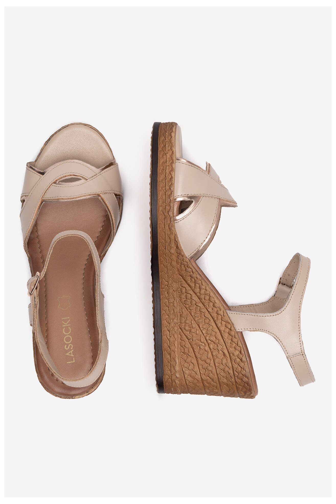 Szandál Lasocki WI23-283-09 BÉZS