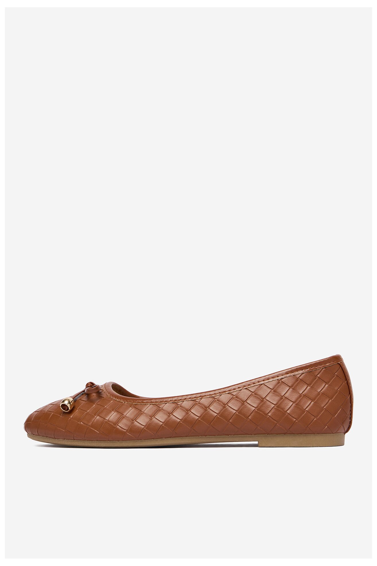 Baleriny Jenny CEO-WSS21735-02 Brązowy