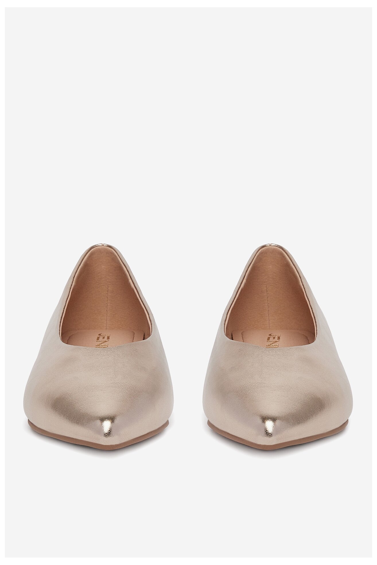 Baleriny Jenny WS20019-11 Złoty