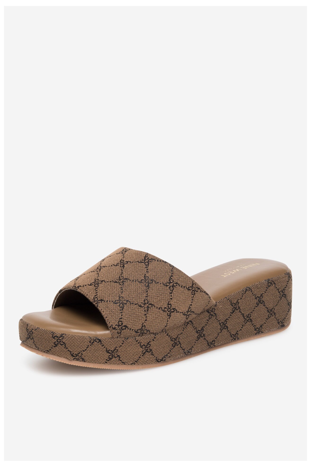 Klapki NINE WEST WFA2789-1 Beżowy ciemny