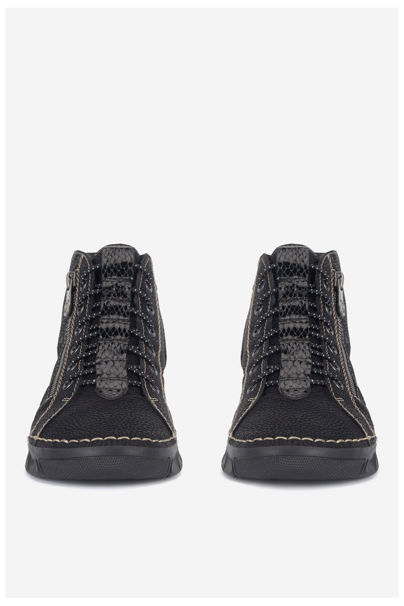 Bocanci Rieker 55048-00 NEGRU