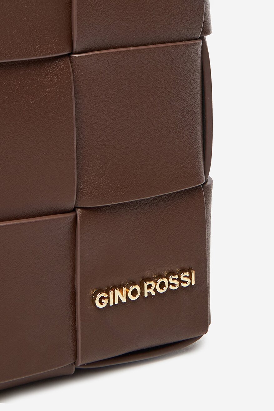 Дамска чанта Gino Rossi КАФЯВ - 5906751329924