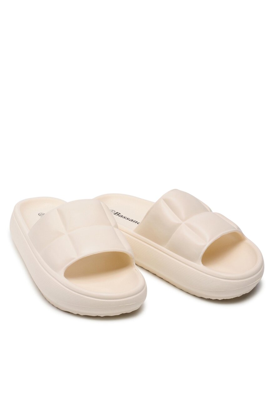 
                Bassano - Klapki basenowe beżowe - 5904248418595