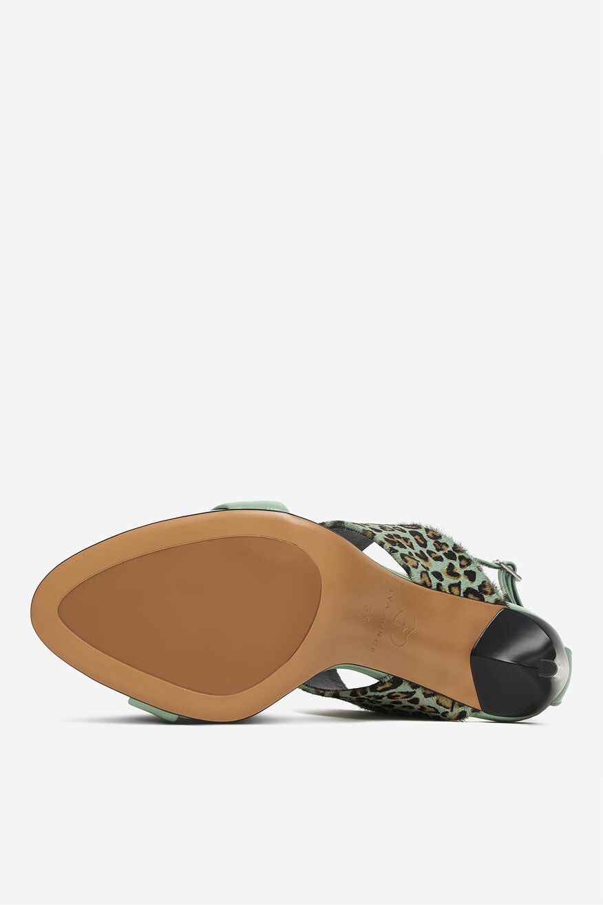 
                EVA MINGE - Sandały skórzane - 5906751814482