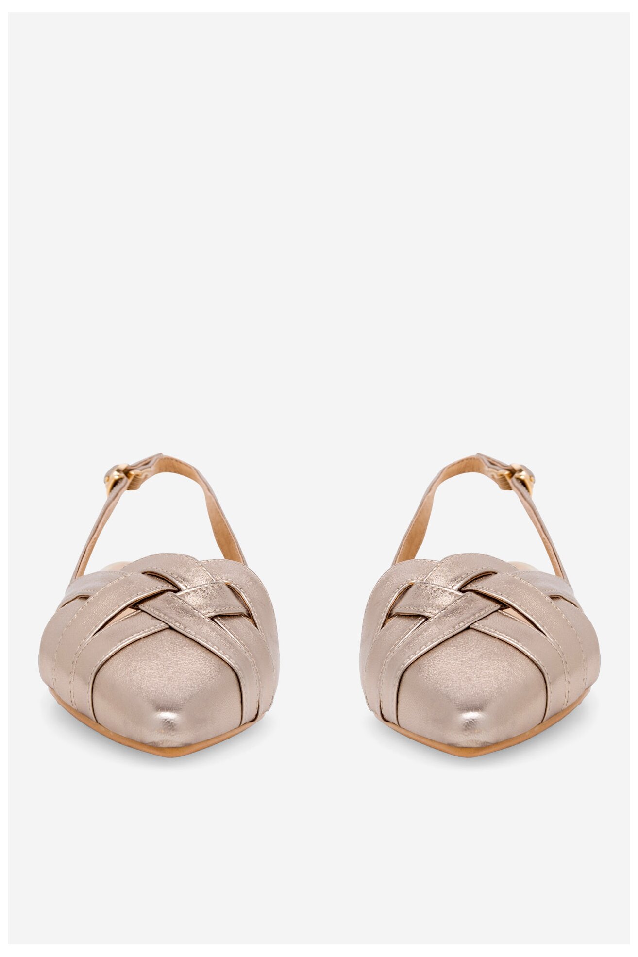 Baleriny Sergio Bardi WYL3476-1Z-SB Złoty