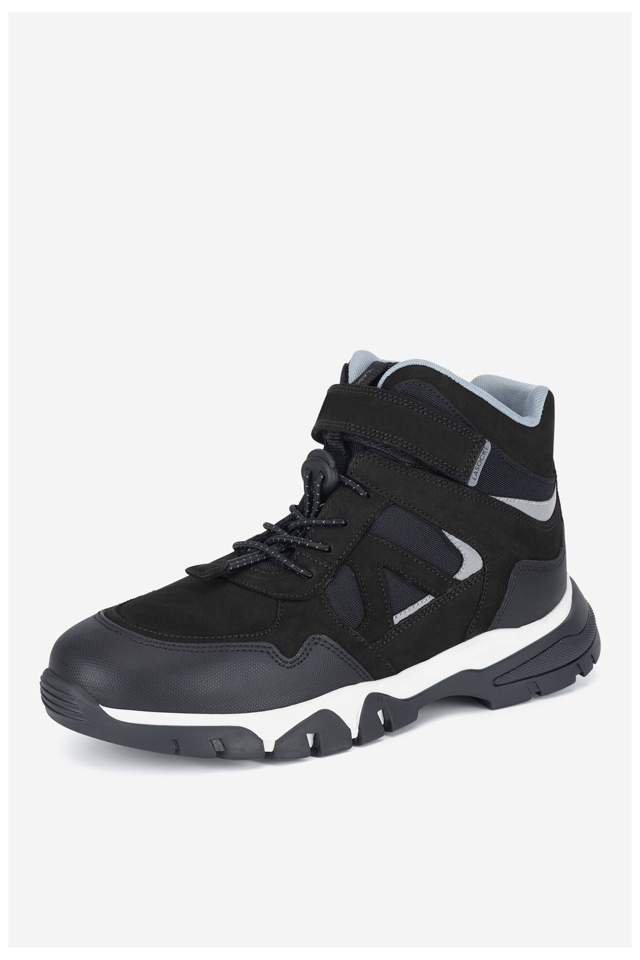 Šněrovací vyšší obuv Lasocki Young TOM BI12-8387-13 ČERNÁ