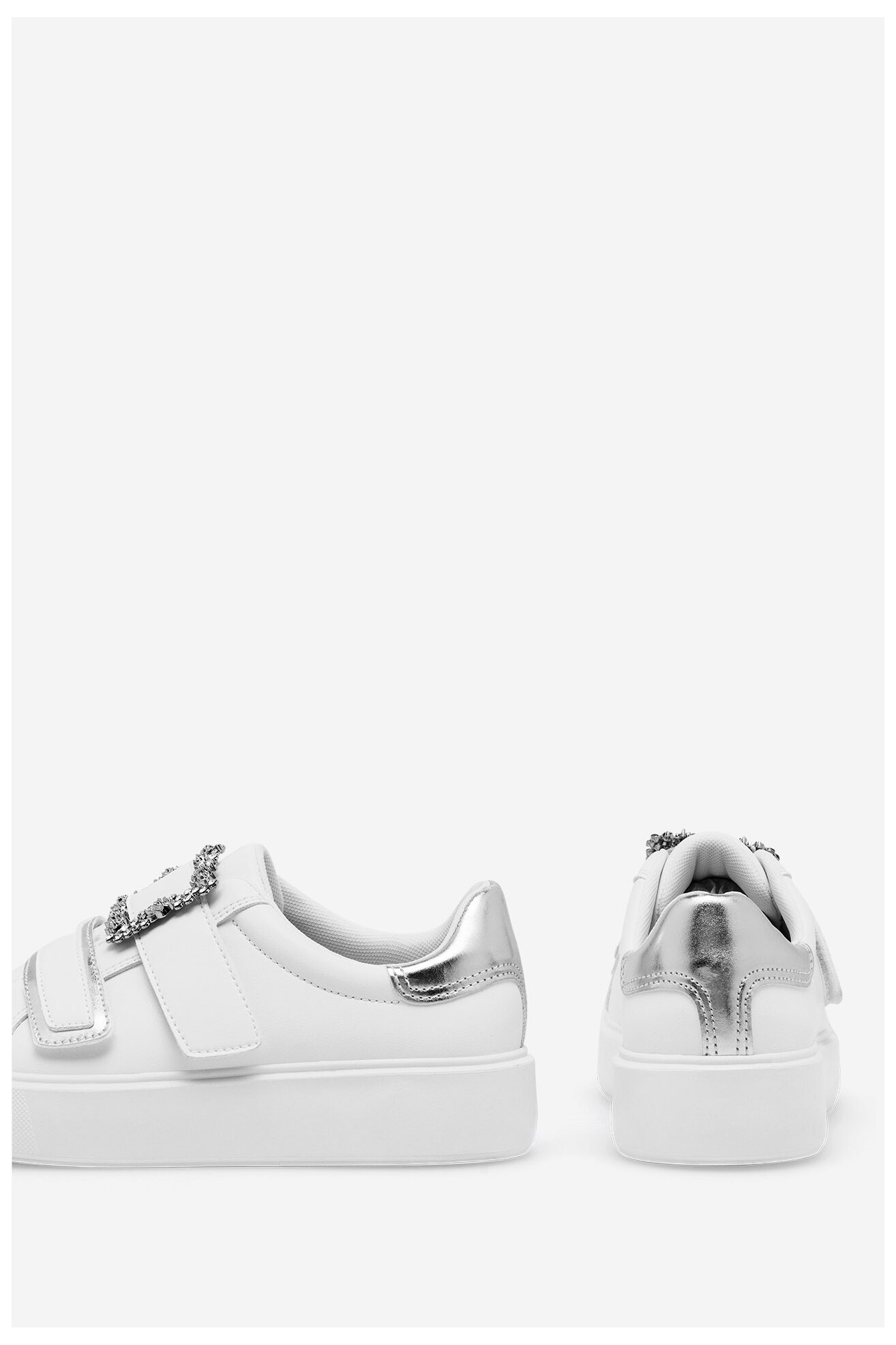 Sneakerși EVA MINGE WYL3358-7 ALB