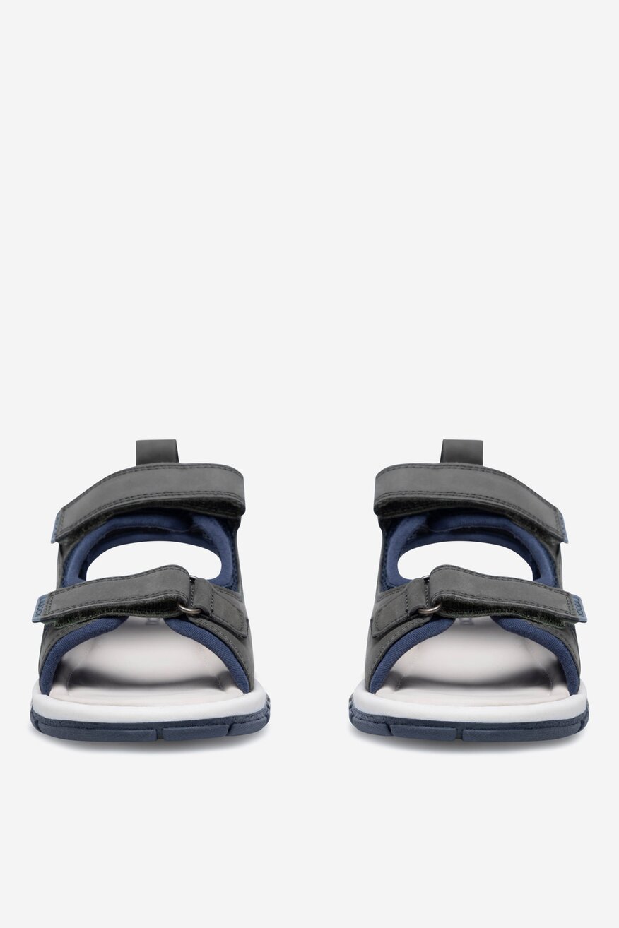 Lasocki Young - Sandały skórzane na rzepy - 5905588584230