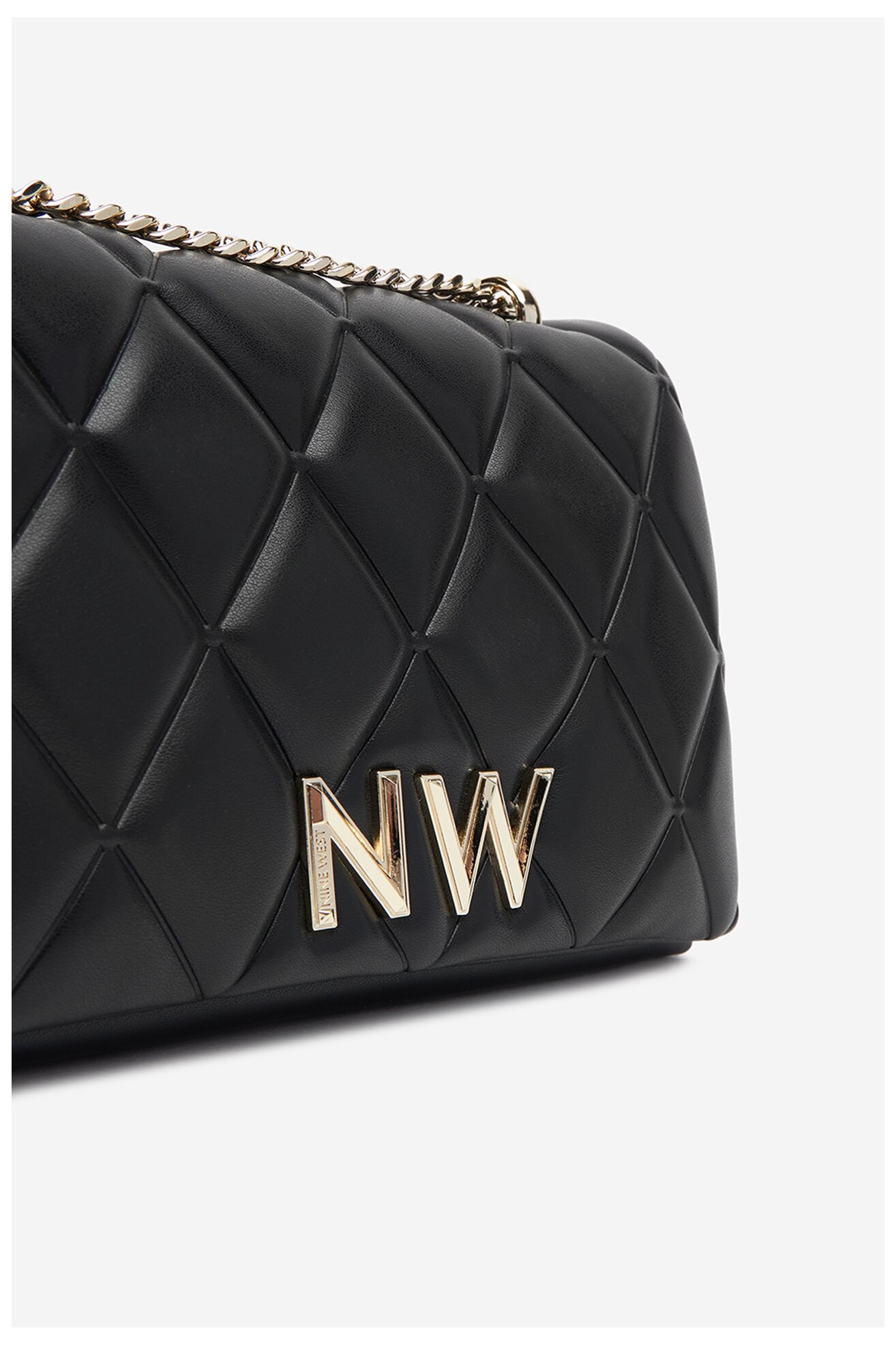 Kézitáska NINE WEST CEO-CHARLOTTE-I-S22558 FEKETE