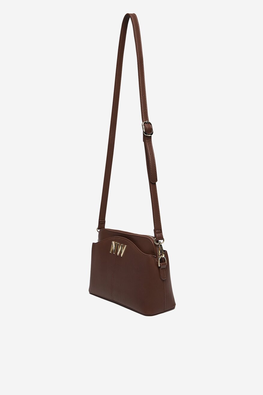 Kézitáska NINE WEST SÖTÉTBARNA - 5906751297025