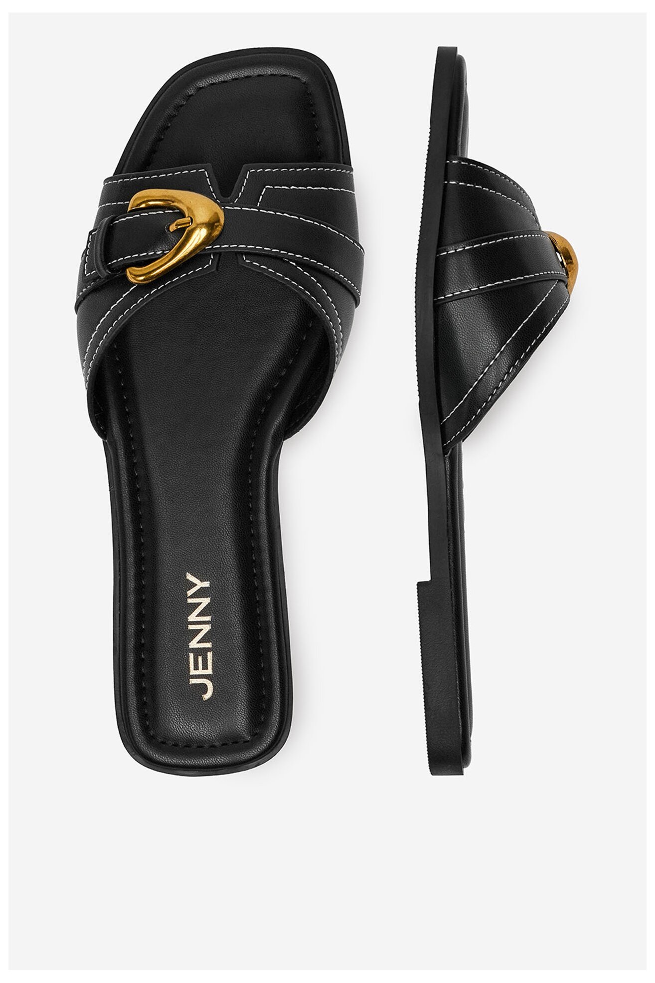 Șlapi Jenny R080824 NEGRU