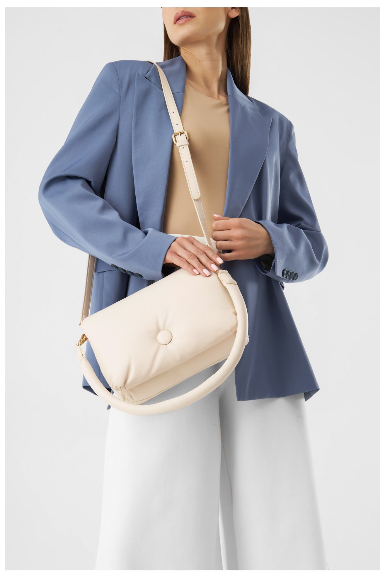 Torebka Gino Rossi MALAGA-CS8624 Beżowy