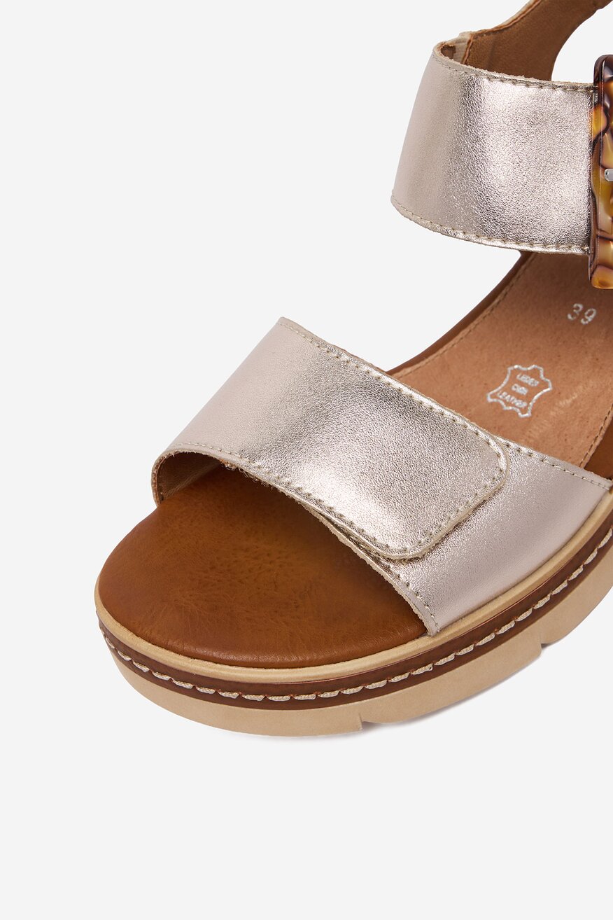 
                        Sandały Remonte CEO-D2L53-90 Złoty - 5906751789780