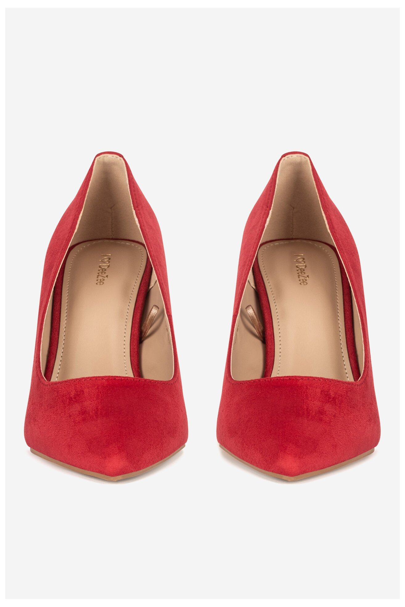 Czółenka DeeZee WYL3660-7 Czerwony