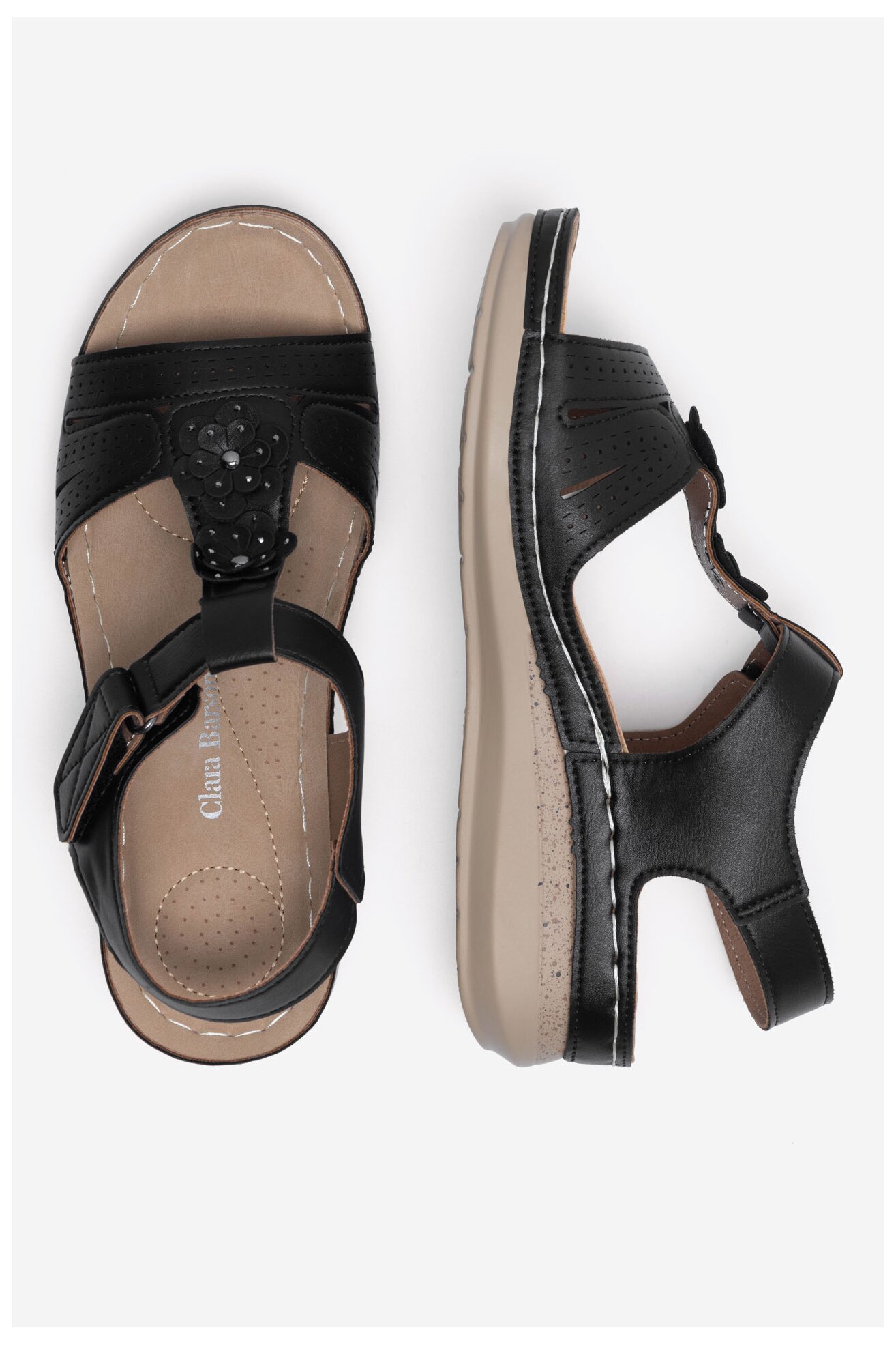 Sandale Clara Barson WYL0510-20 NEGRU