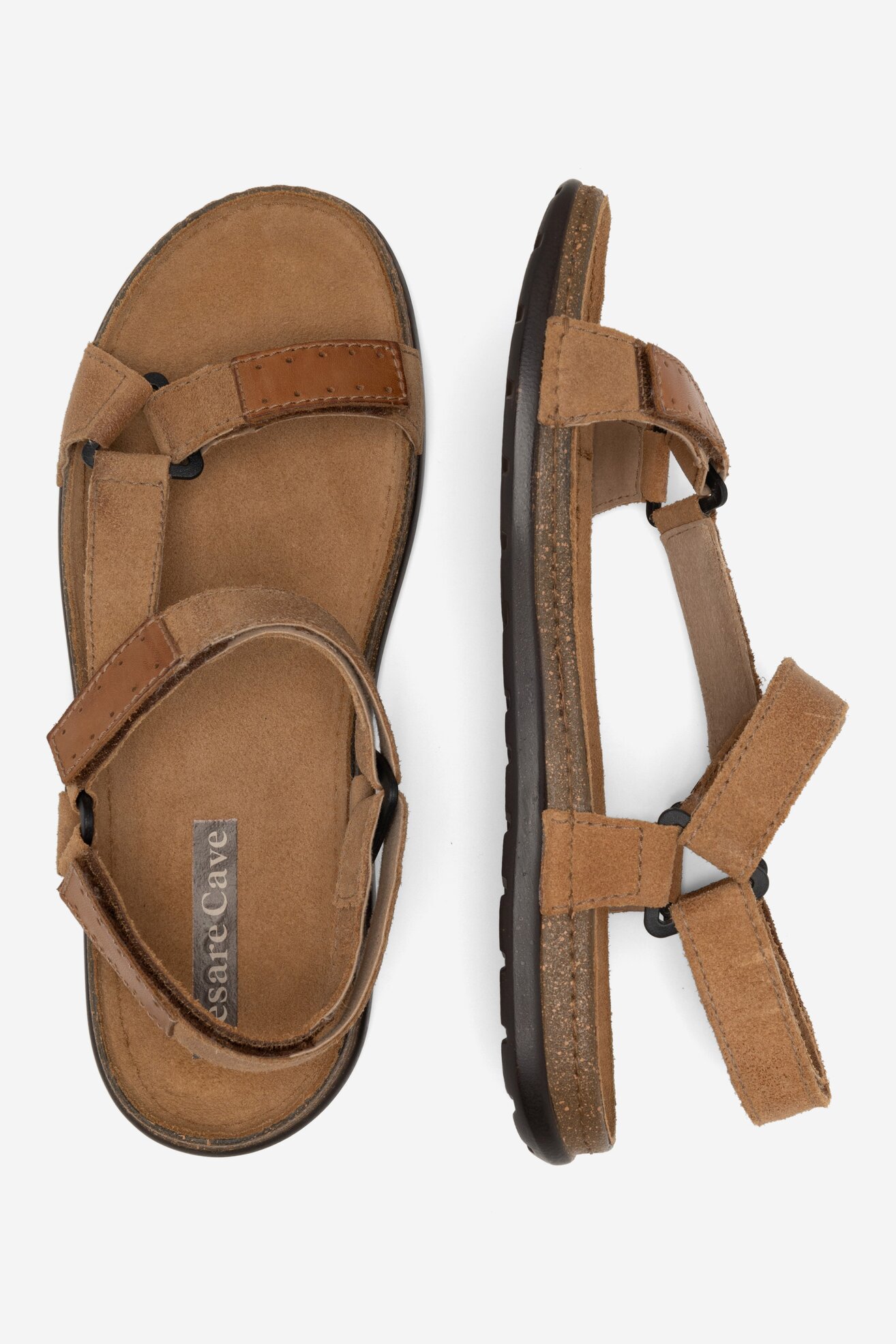 Sandały Cesare Cave LORENZO-17 MI07 Brązowy