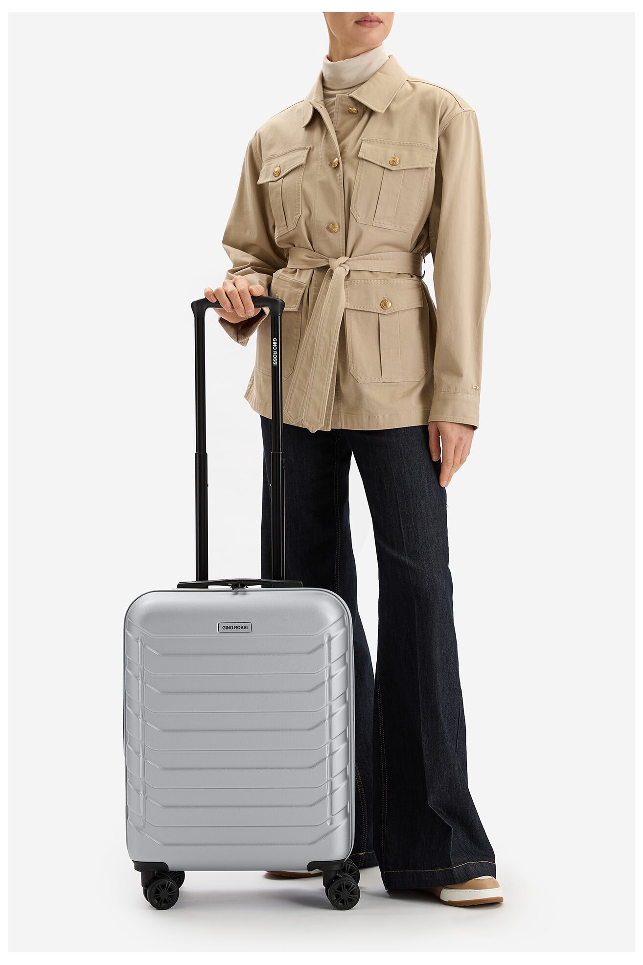 Kofer Gino Rossi C-GIN-S-003-05-SILVER SREBRNA