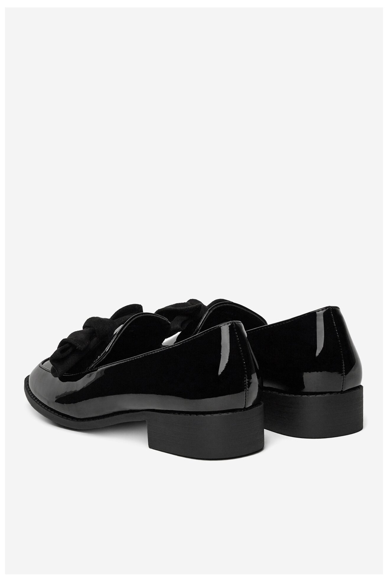 Mokasyn DeeZee SQ873-1-BLACK PAT Czarny