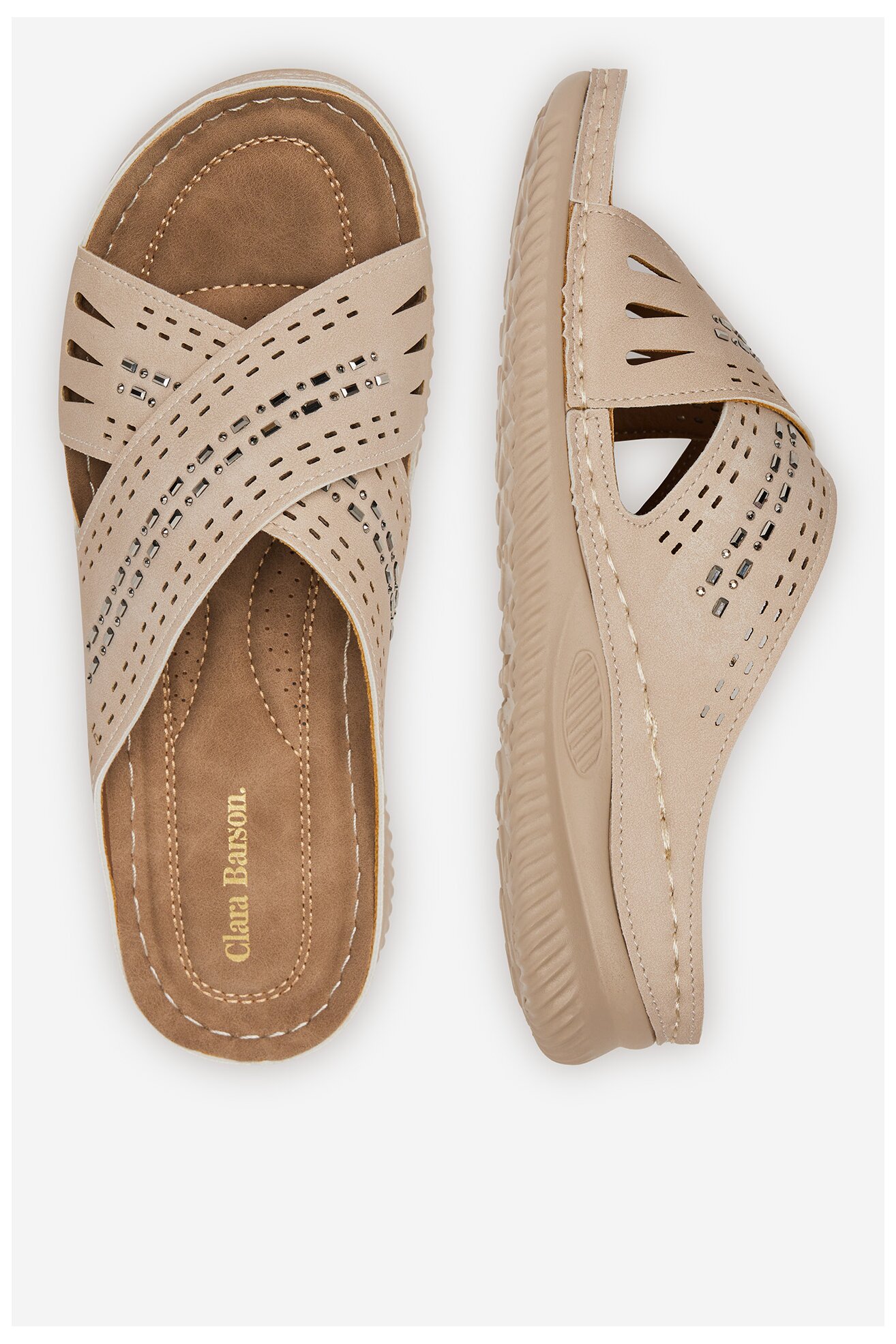 Șlapi Clara Barson WYL05010-08 BEJ