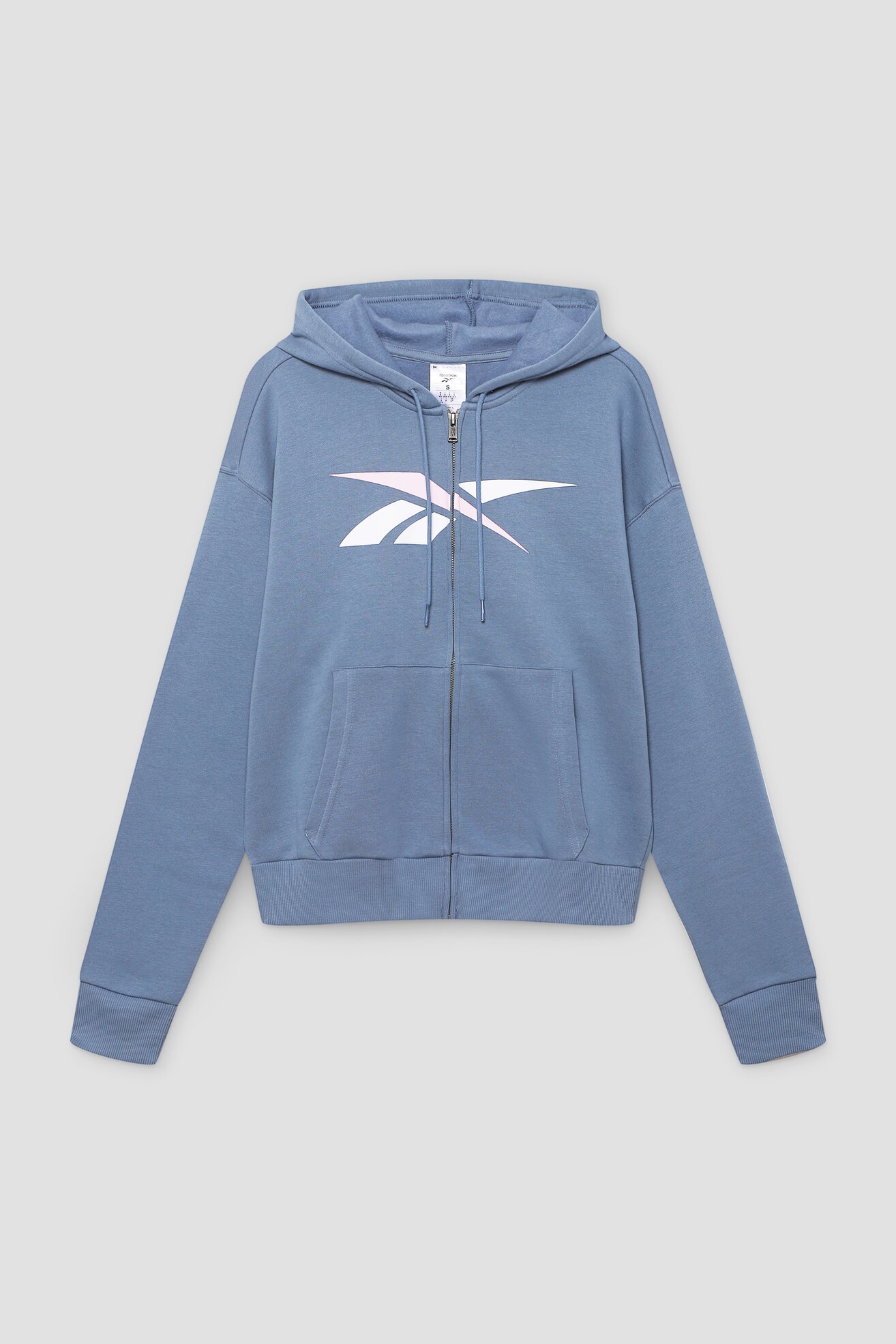 Bluză Reebok TE VECTOR FZ HOODIE D ALBASTRU