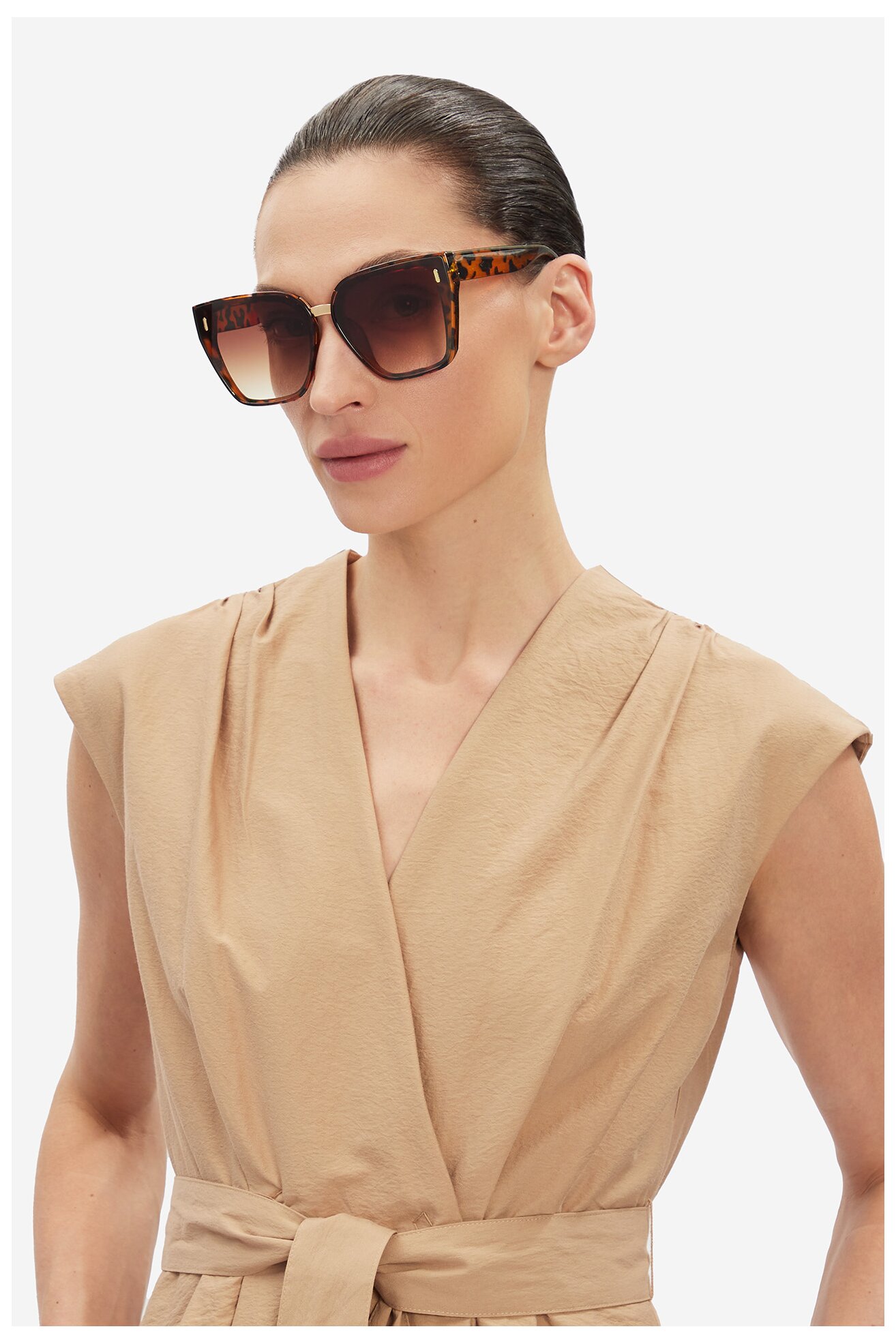 Ženske sunčane naočare Jenny 4WF-020-SS25 BRAON