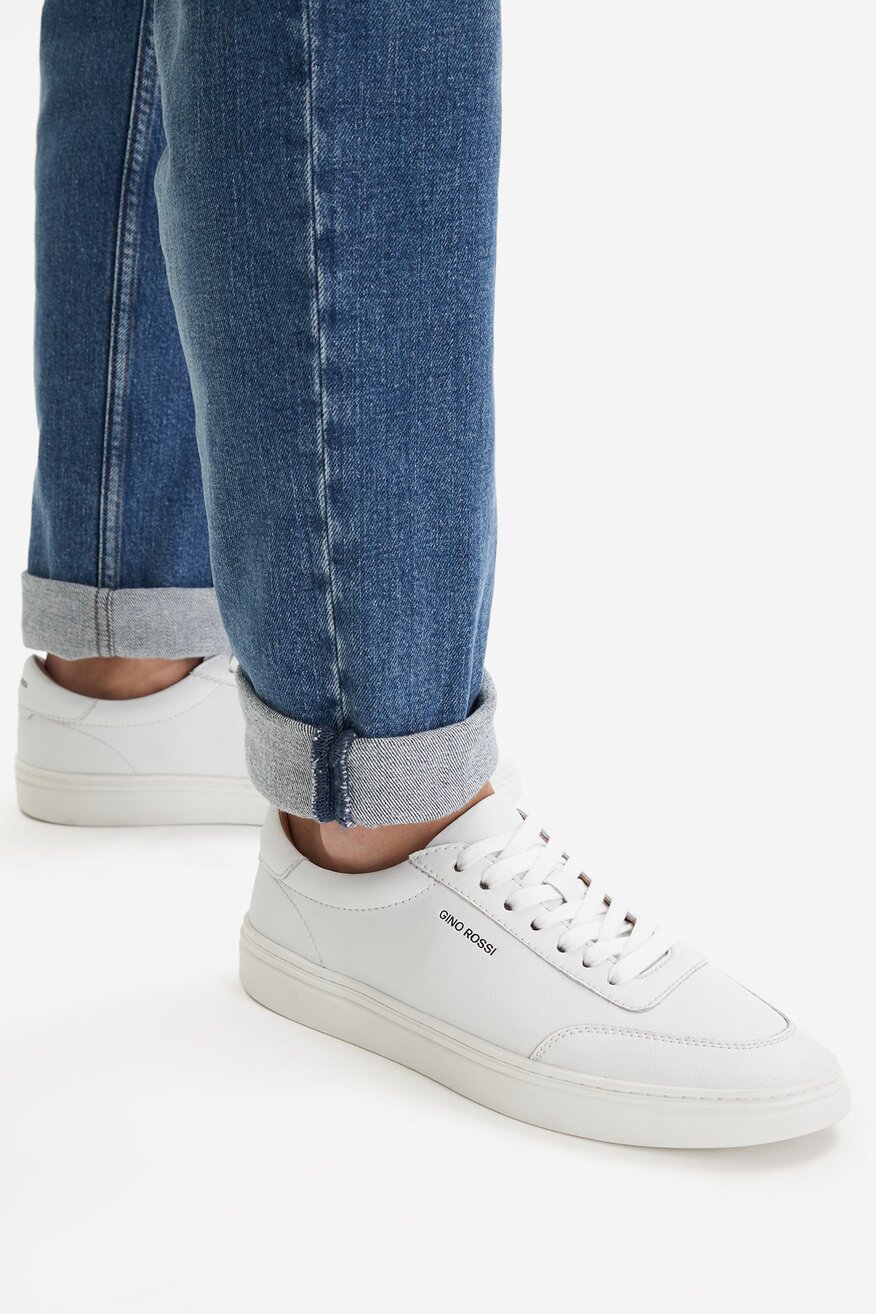 
                Gino Rossi - Sneakersy skórzane - 5906751802441