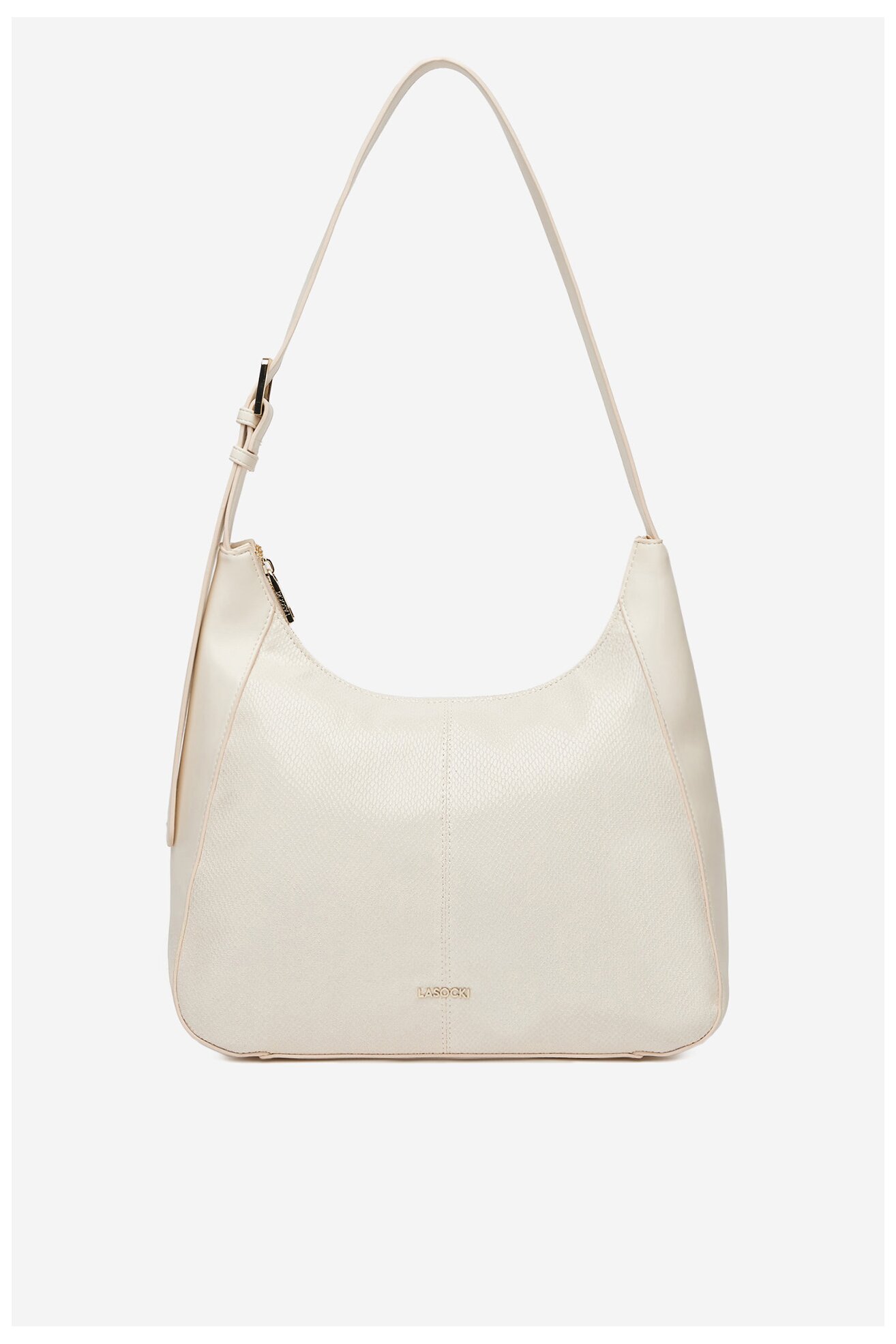 Kézitáska Lasocki LSK-X-007-07 CSONTSZÍNŰ