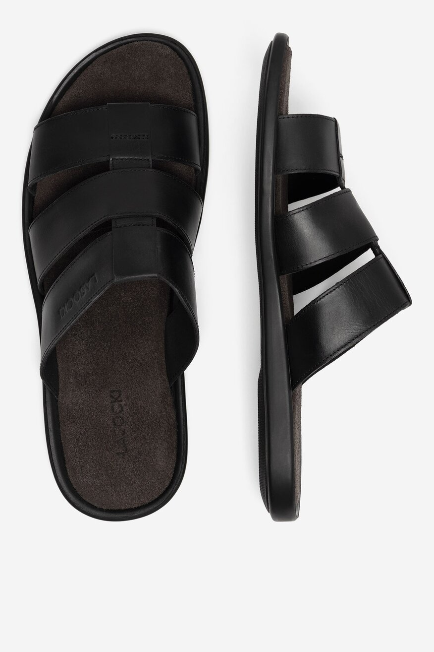 
                Lasocki - Klapki skórzane - 5905588596073