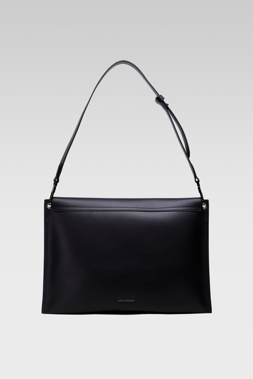 
                Gino Rossi - Torba na laptopa skórzana czarna - 5904248333904