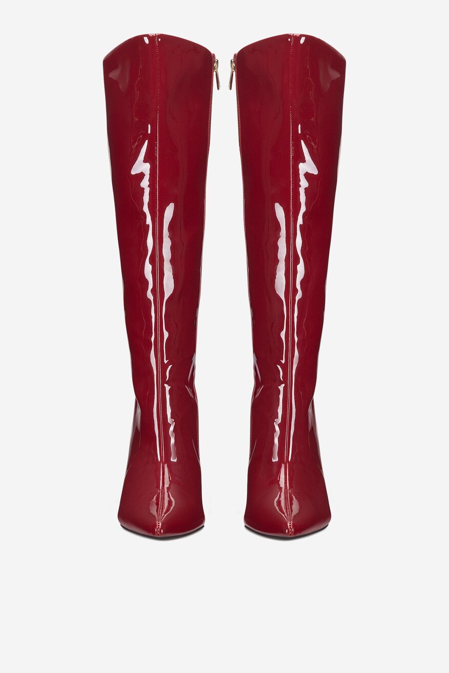 Kozačky NINE WEST ČERVENÁ - 5903419354113