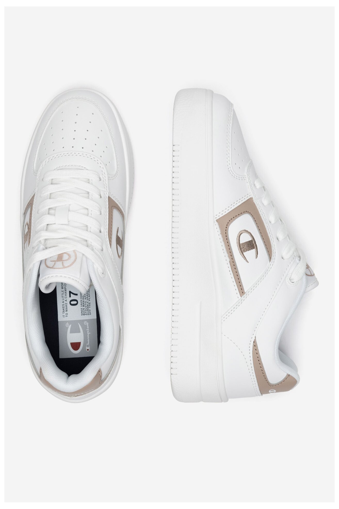 Sportovní obuv Champion FOUL PLAY PLAT ELEMENT BS S11744-WW016 BÍLÁ