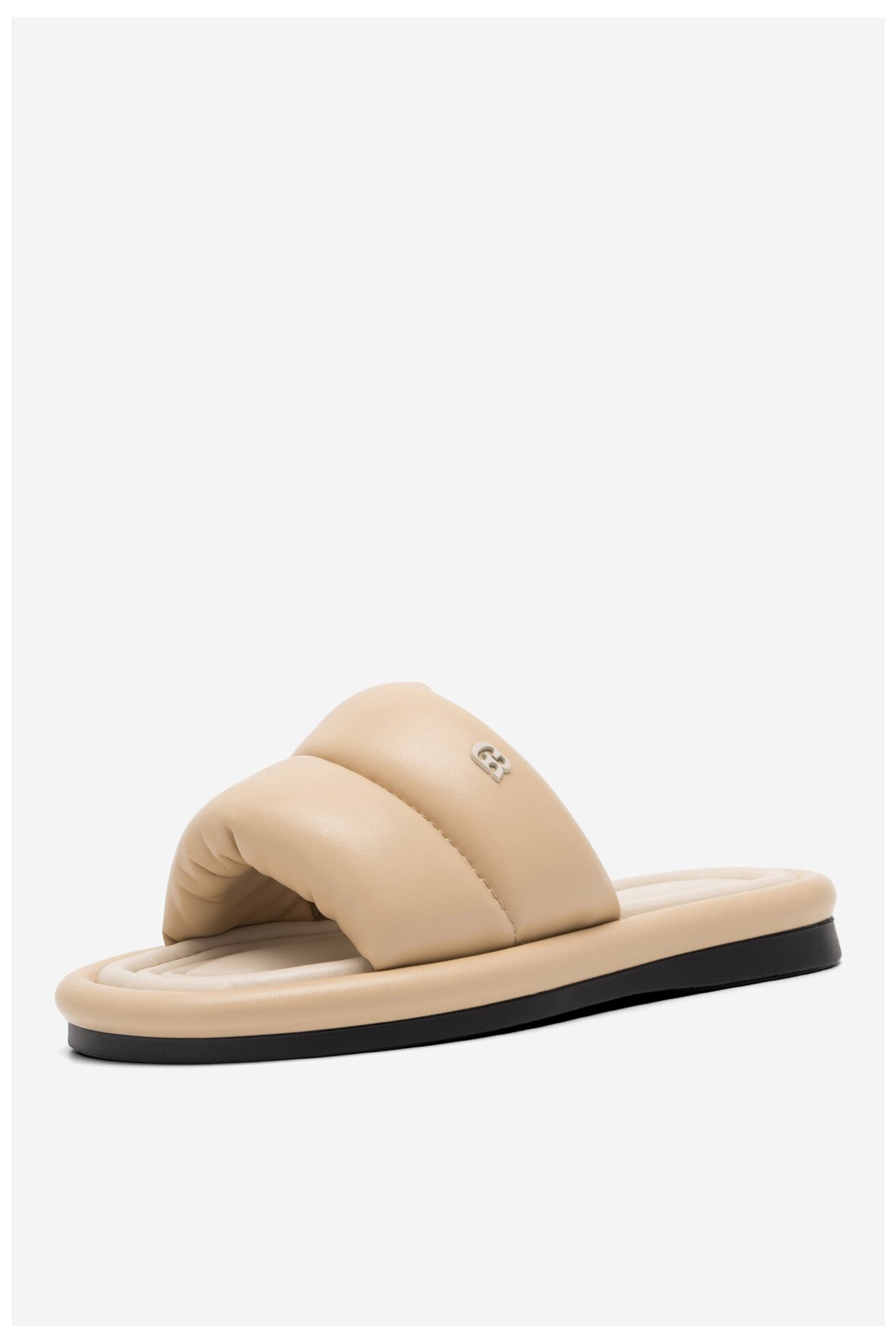 Klapki Gino Rossi ALMERIA-01 Beżowy