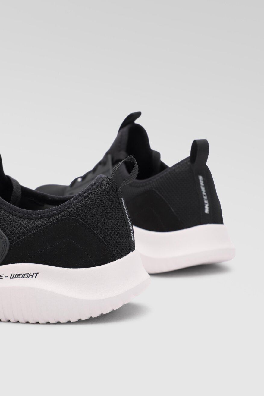 
                Skechers - Obuwie sportowe czarne sznurowane - 5903698319568