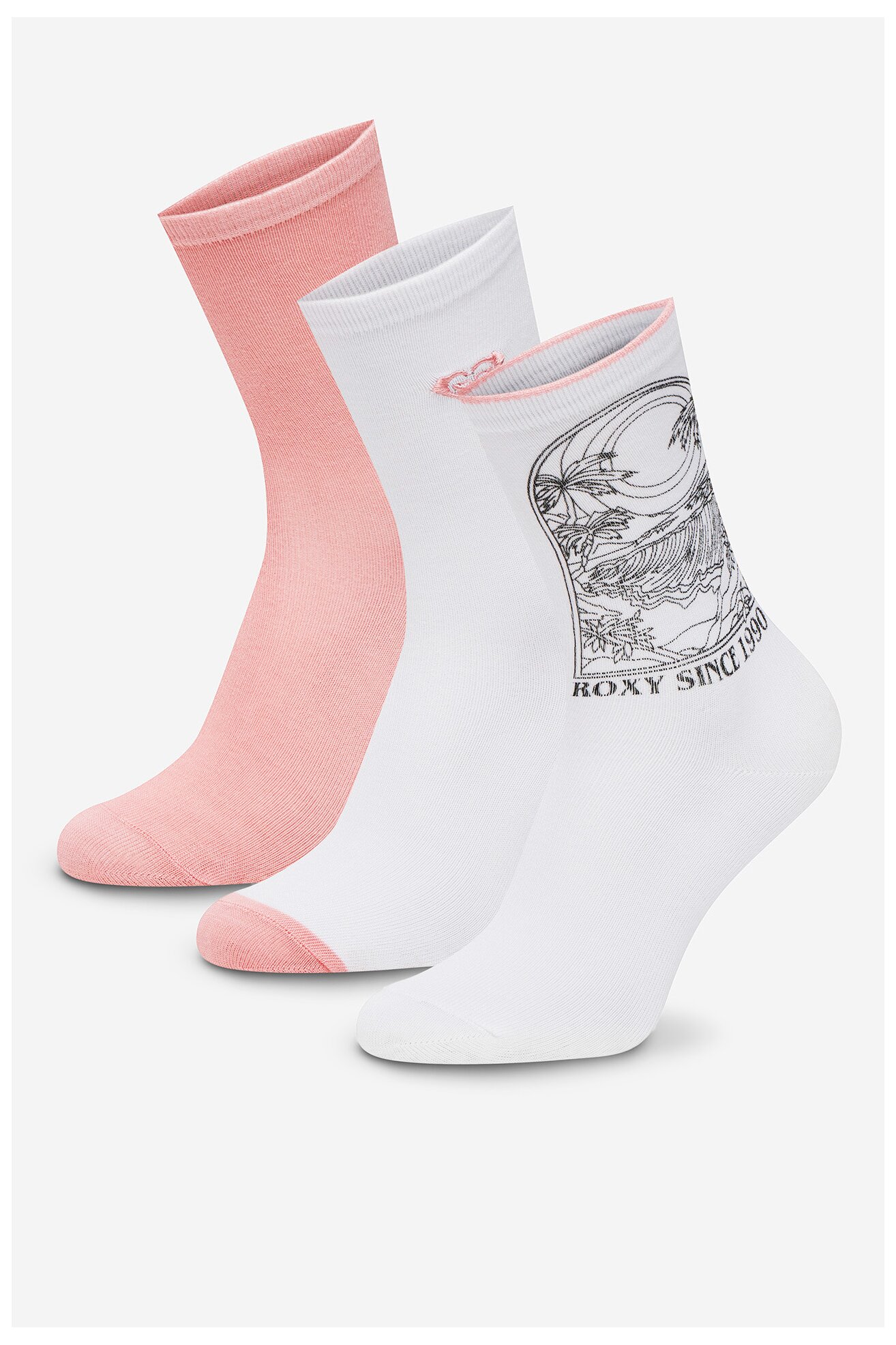 Чорапи ROXY AS_ROXY_05W_SS25 (3-PACK) БЯЛ