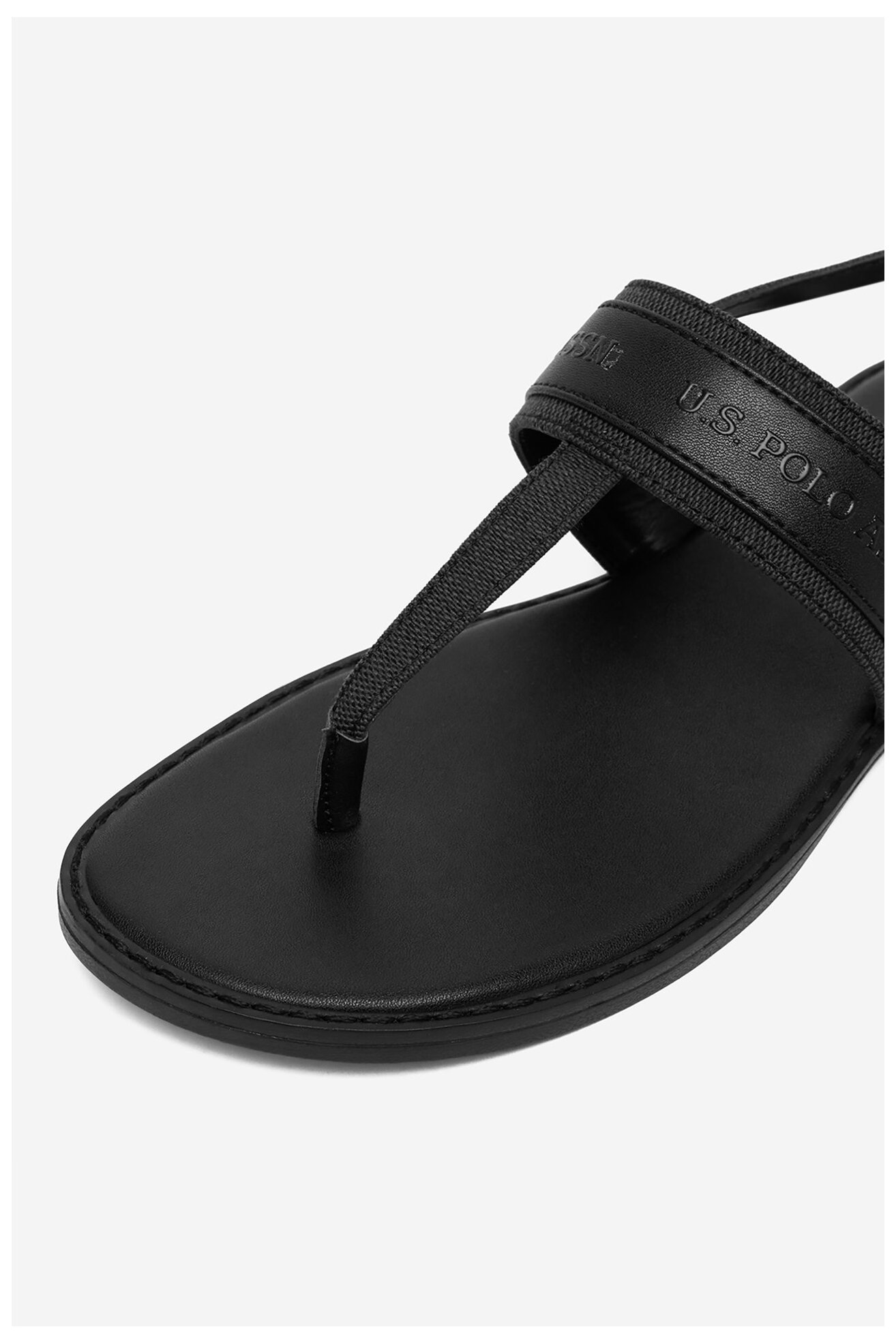 Sandały U.S. POLO ASSN. EO-CASSIE001W/6TY1 Czarny